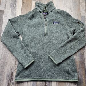 Patagonia Better Sweater Pullover Small Green